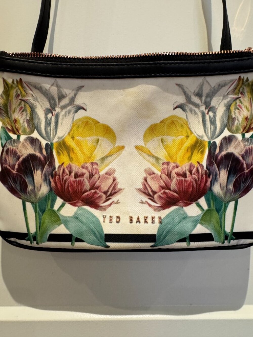 Ted Baker Tranquility Gardina Floral Crossbody Bag Pink Print Purse - Picture 3 of 10